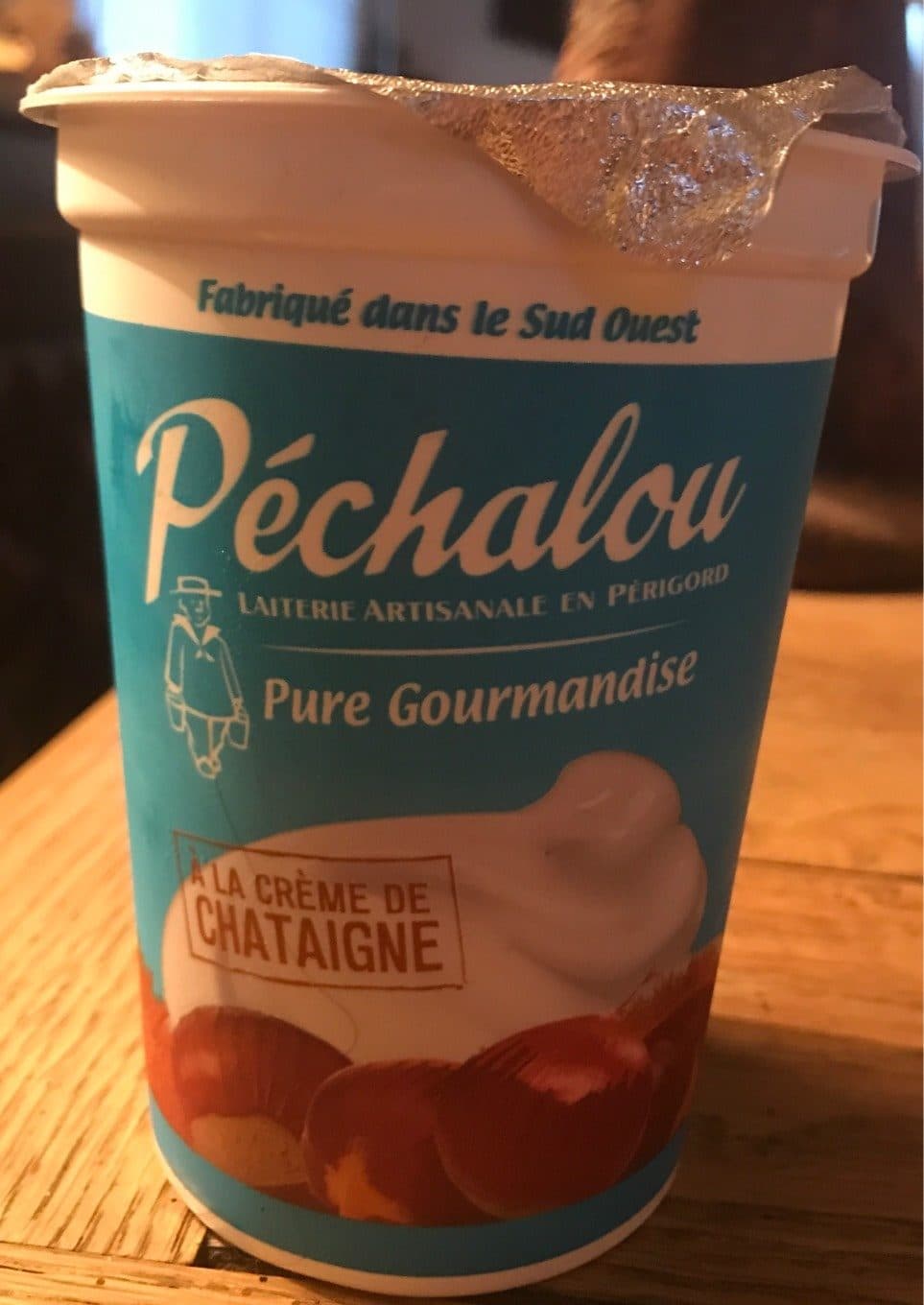 Péchalou Pechalou yaourt gourmand chataigne packshot
