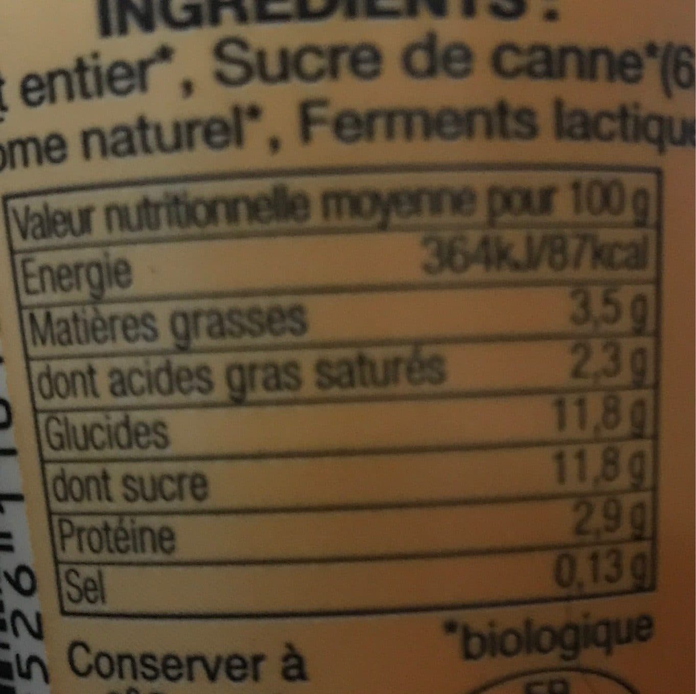 Margo Yaourt Biologique packshot