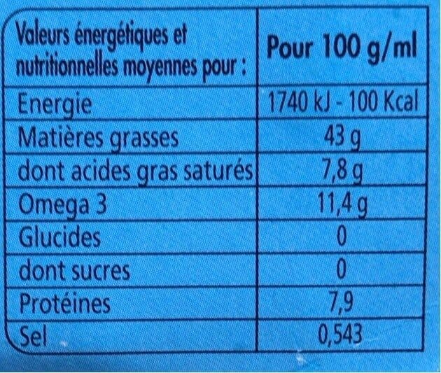 Open Food Facts Foie de morue (goût fumé) packshot