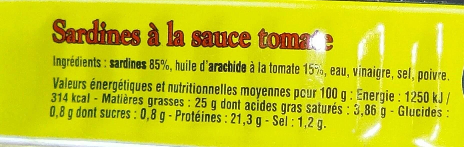 La Quiberonnaise Sardines à la tomate packshot