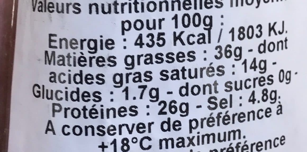 Montagne Noire Saucisson sec bridé Pur Porc qualité supérieure packshot