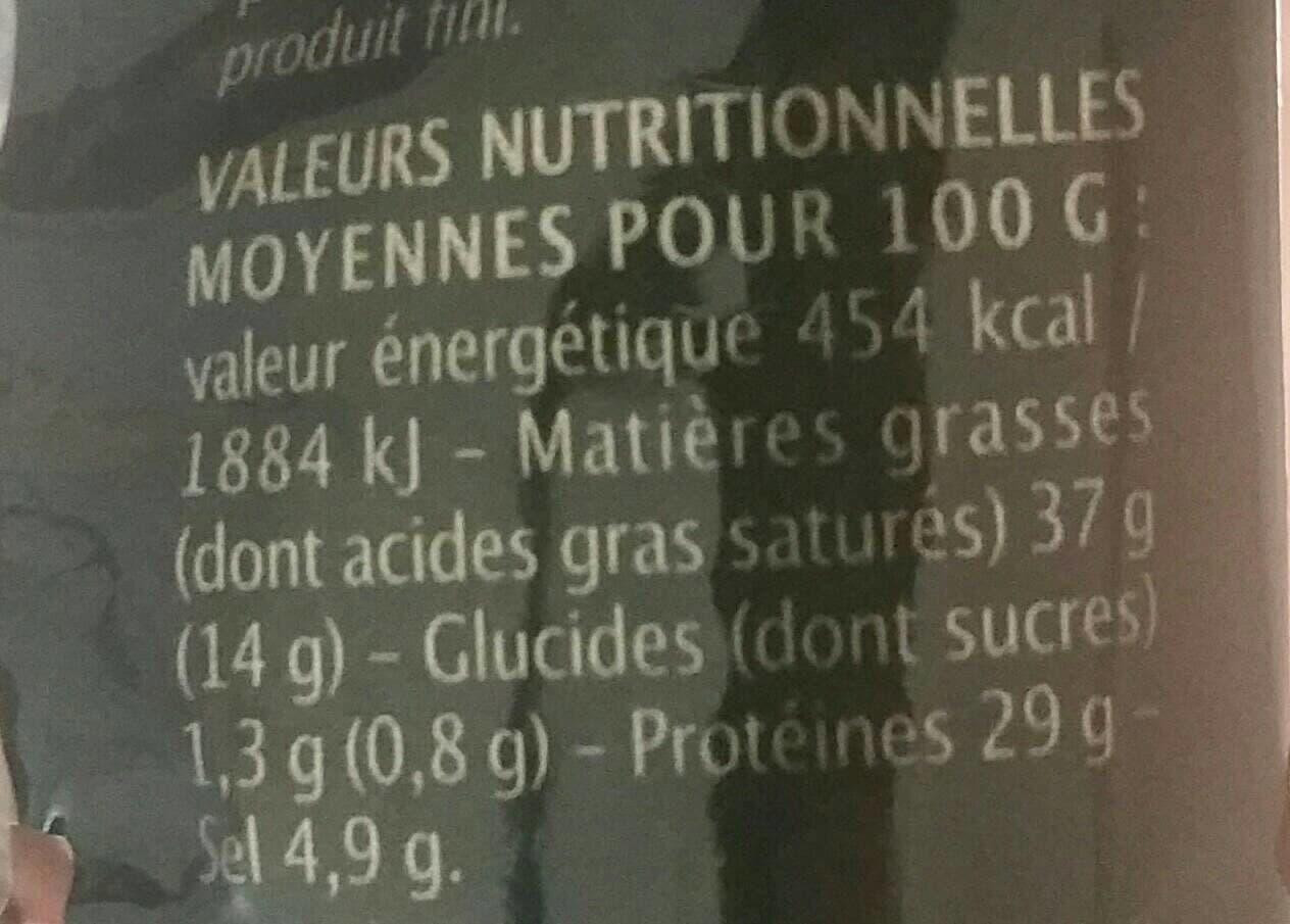 Montagne Noire Saucisse sèche courbe packshot
