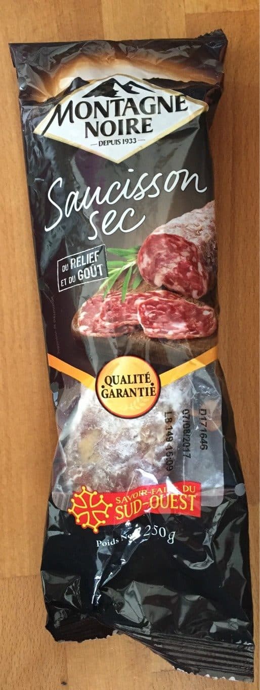 Montagne Noir Saussisson sec packshot