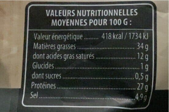 Montagne noire Saucisson sec packshot