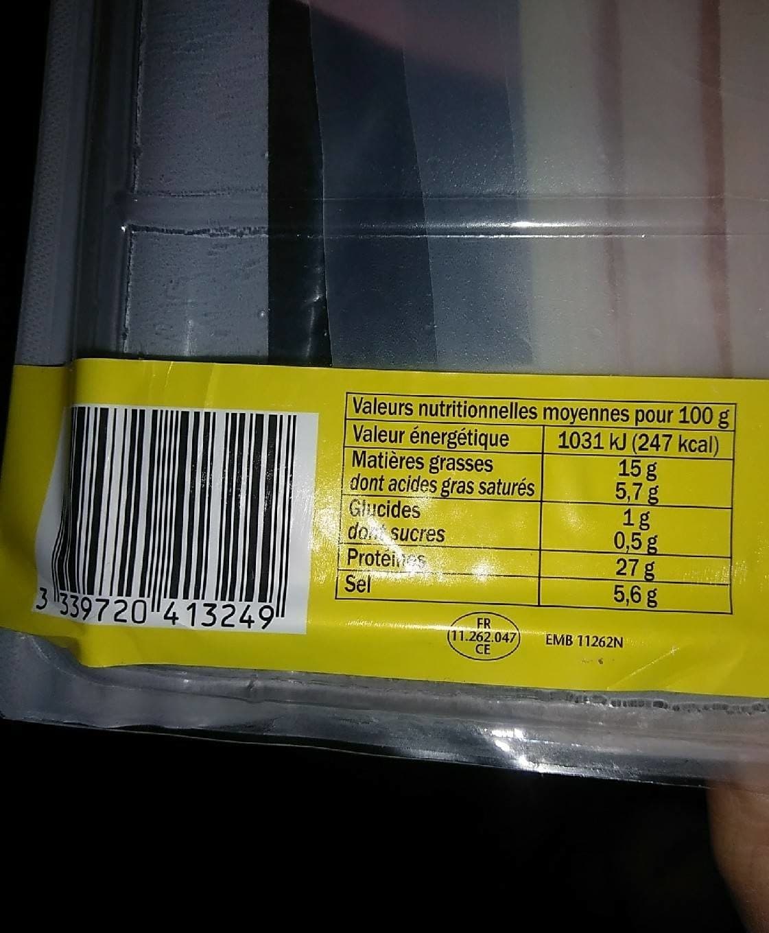 Montagne Noire Montagne noire Lot 2 barquettes jambon sec sup label rouge 9 mois packshot