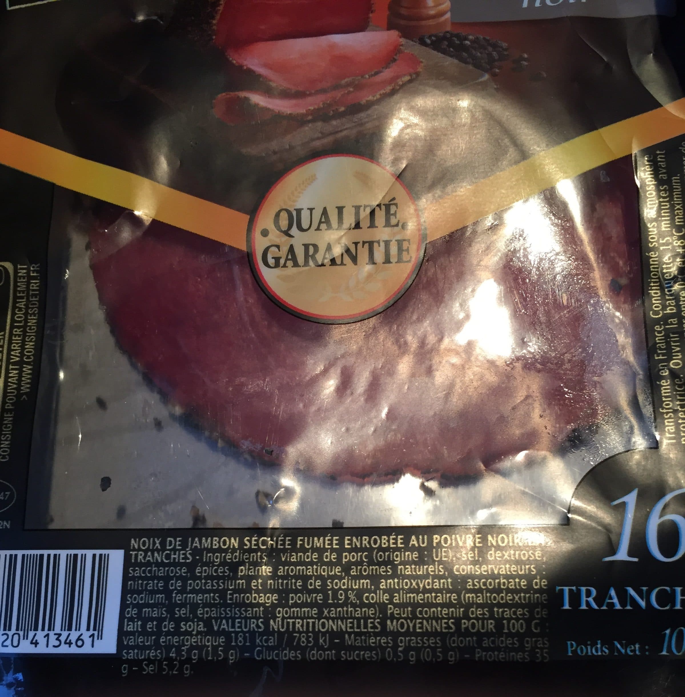 Montagne Noire Noix de jambon au poivre noir MONTAGNE NOIRE packshot