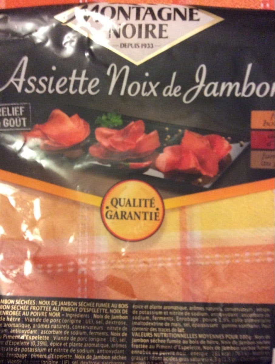 Montagne Noire Assiette Noix de jambon packshot