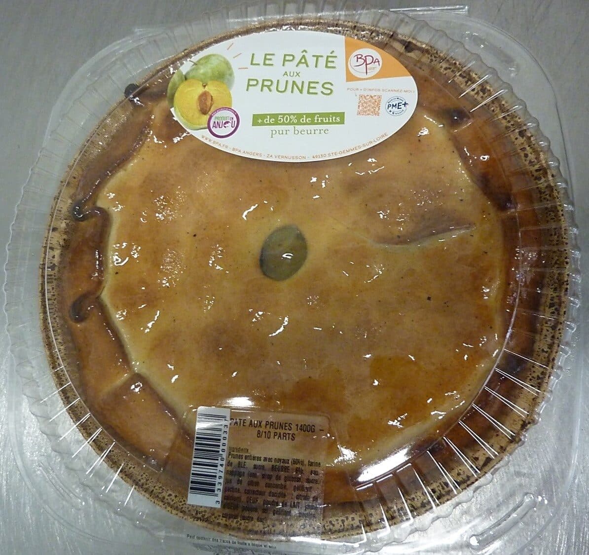 BPA Pâté aux prunes 26 cm 1.4kg packshot