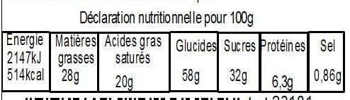 BPA Galette sablée chocolat aromatisée 400g packshot