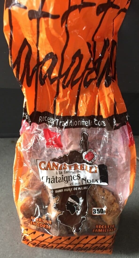 Biscuiterie d'Afa Canistrelli chataignes et noix packshot