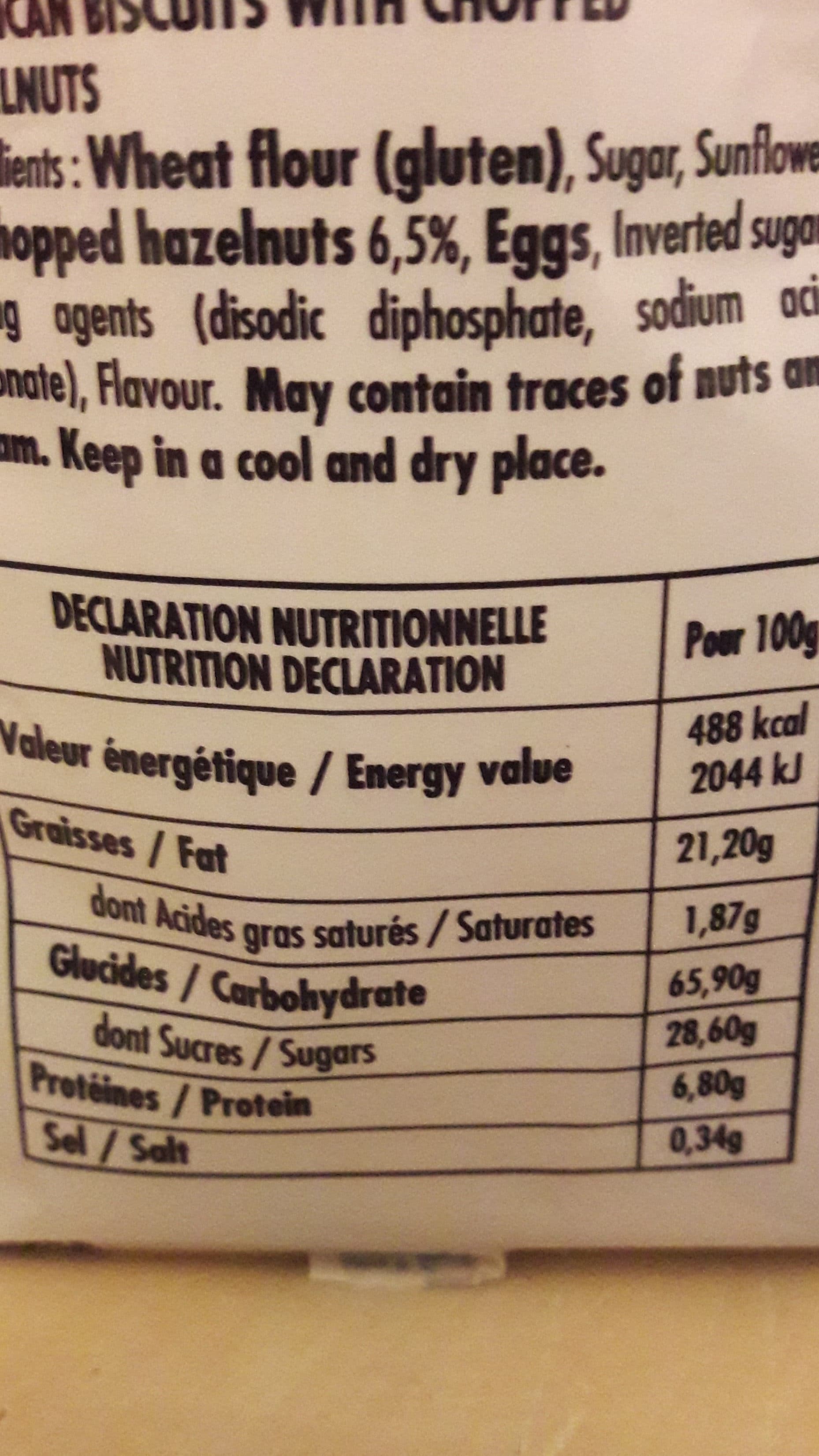 I Biscuttini Corsi Canistrelli aux éclats de noisettes packshot