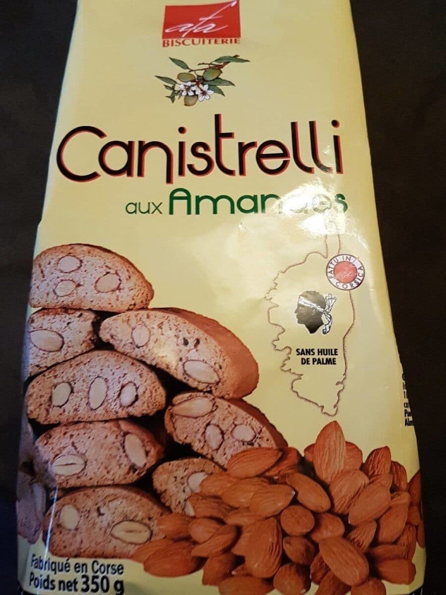 Afa biscuiterie Canistrelli aux amandes packshot