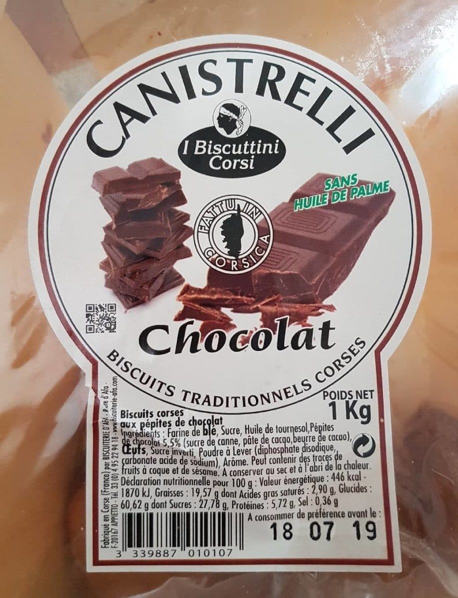 Open Food Facts Canistrelli i biscutini corsi packshot