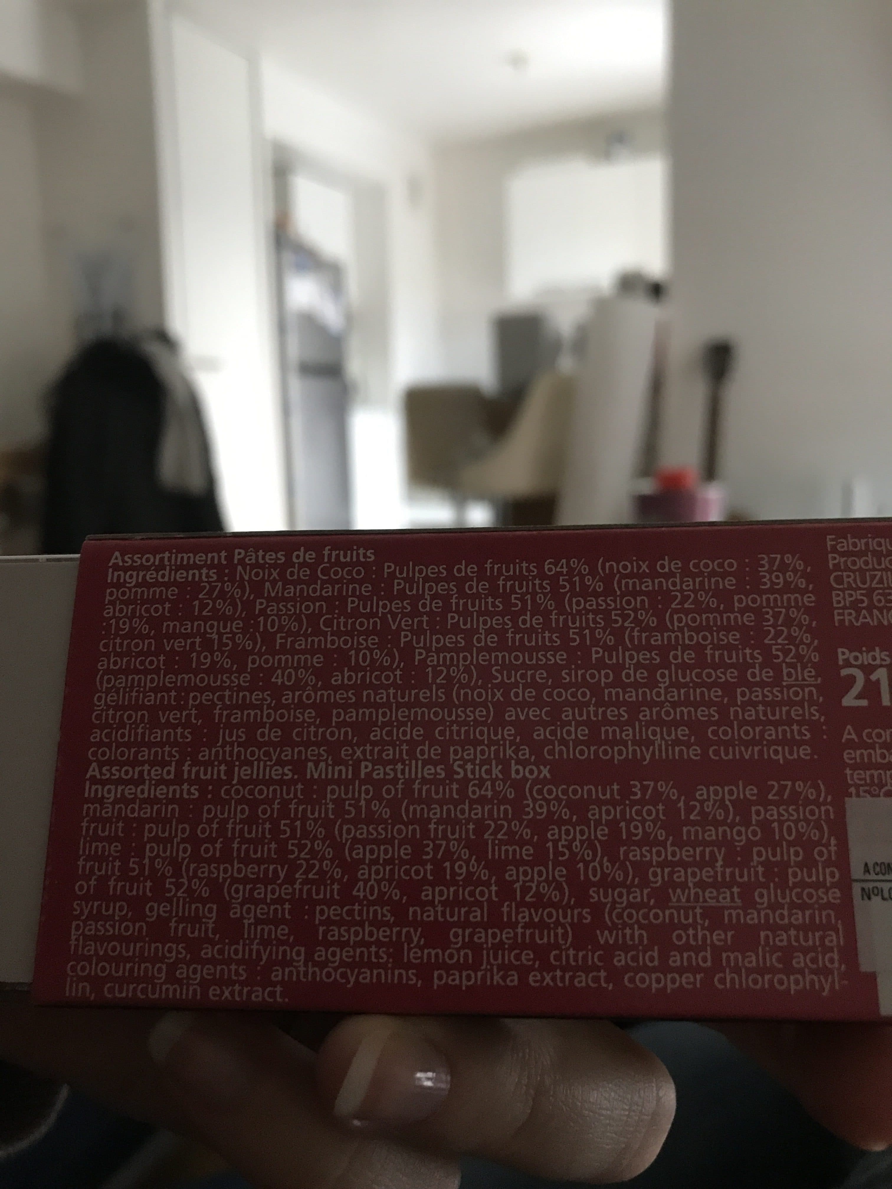 Cruzilles Pates De Fruits Mini - Leicht Saure Mini Pastillen packshot