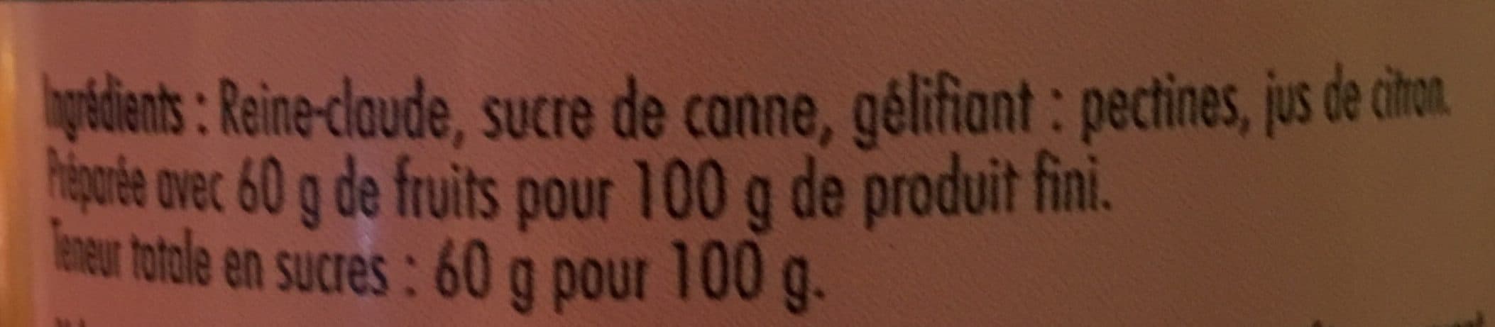 Cruzilles Confiture Extra Reine Claude packshot