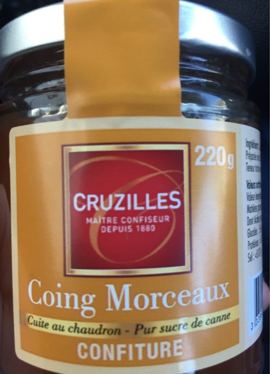 Cruzilles Coing morceaux confiture packshot
