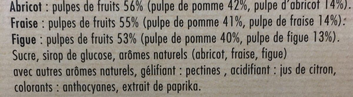 Open Food Facts Pâtes de fruits de nos vergers packshot