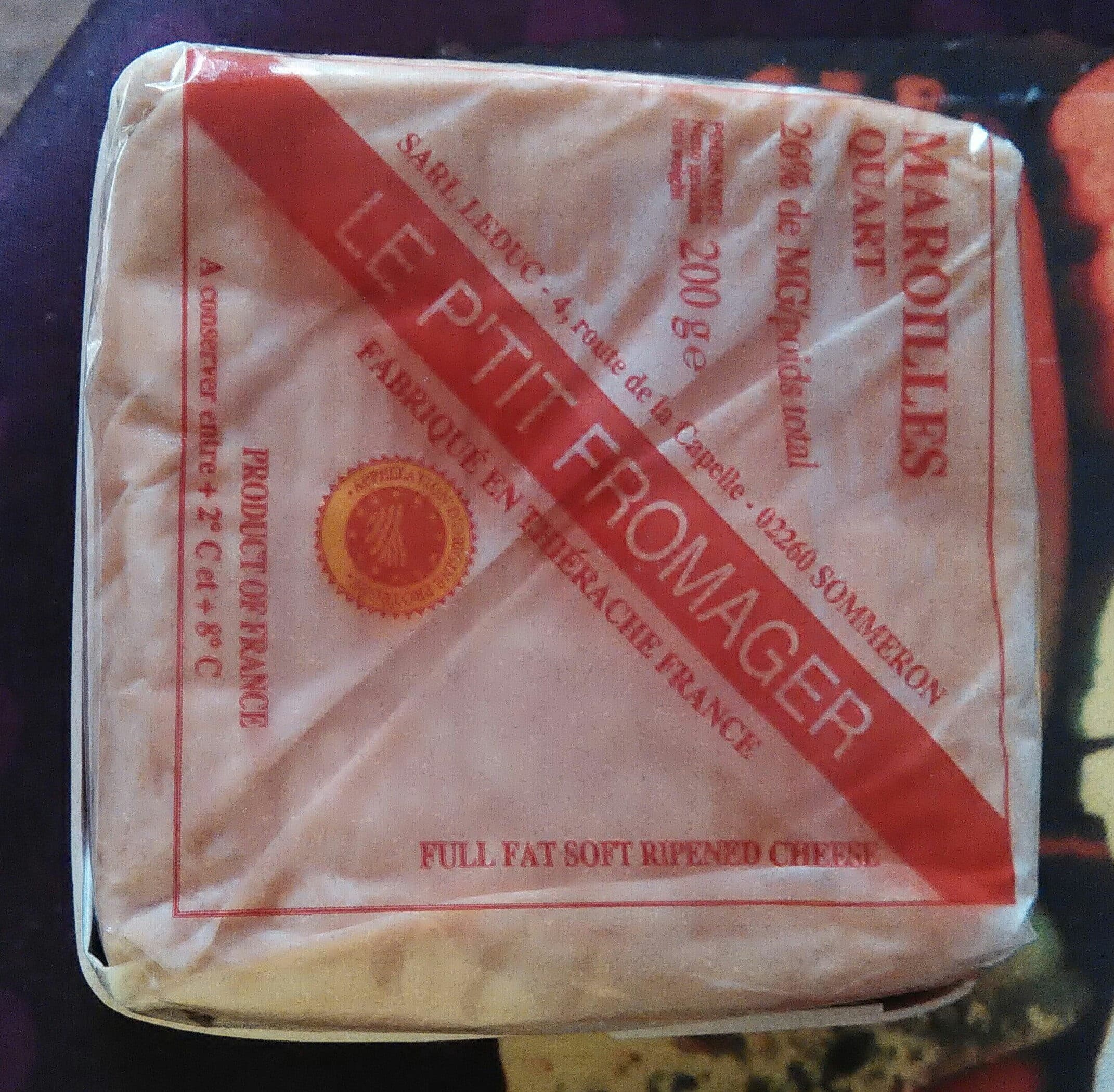 Le P’tit Fromager Maroilles Quart packshot