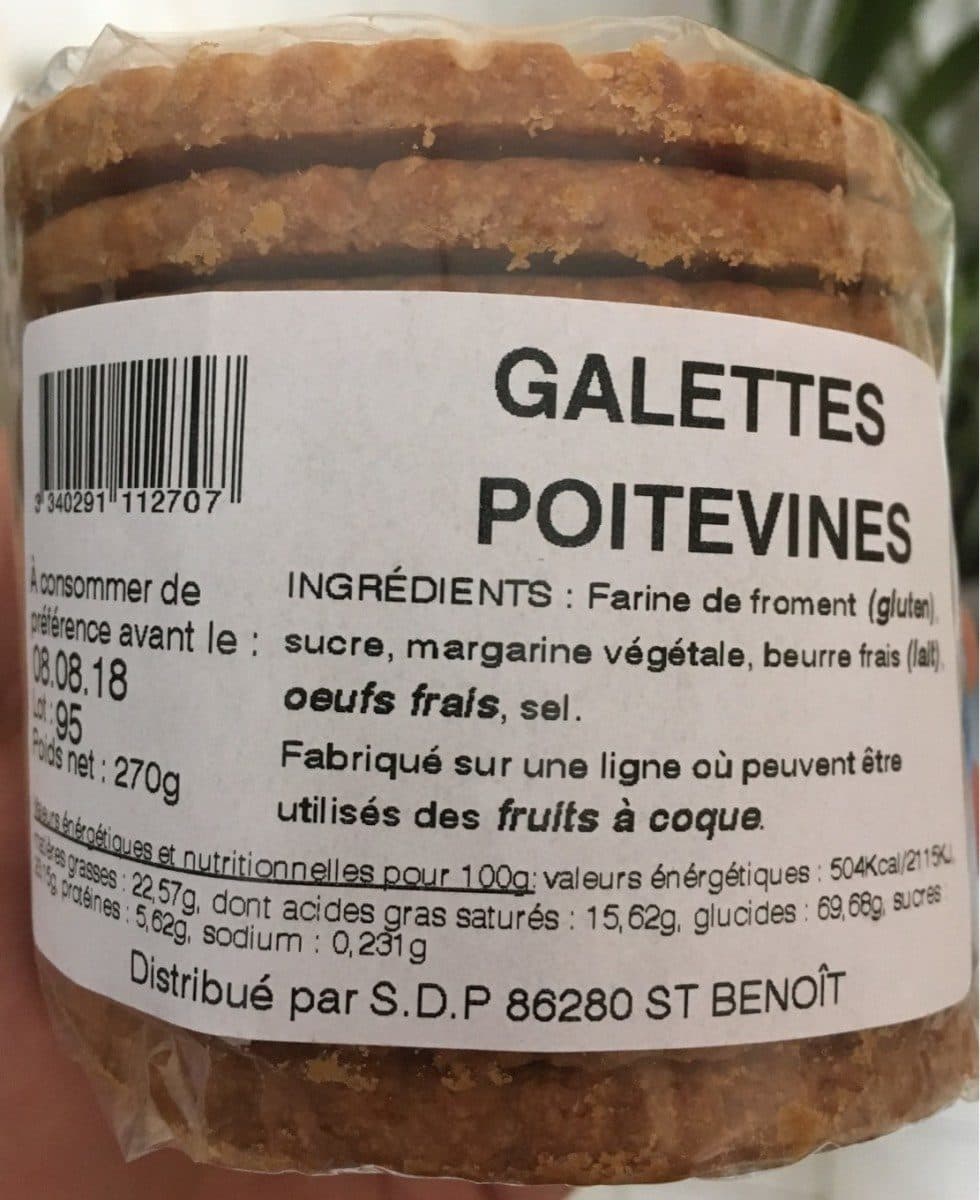 Open Food Facts Galettes poitevines packshot
