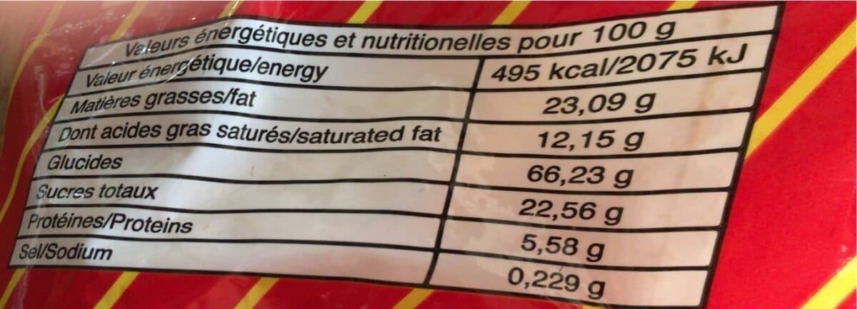 Biscuiterie de l'Abbaye Benoitines sachet packshot