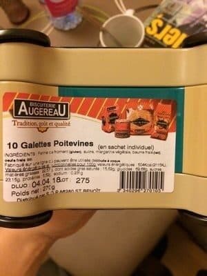 Biscuiterie Augereau Galettes poitevines packshot