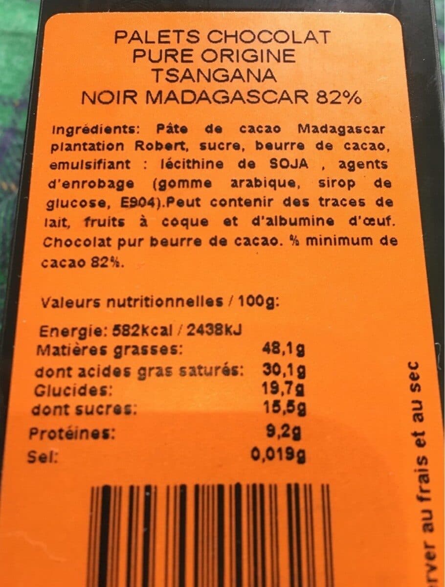 Medicis Palet Tsangana 82% cacao packshot