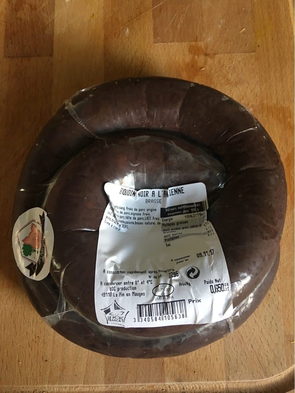 Le Charcutier Du Verger Boudin nour a l’ancienne packshot
