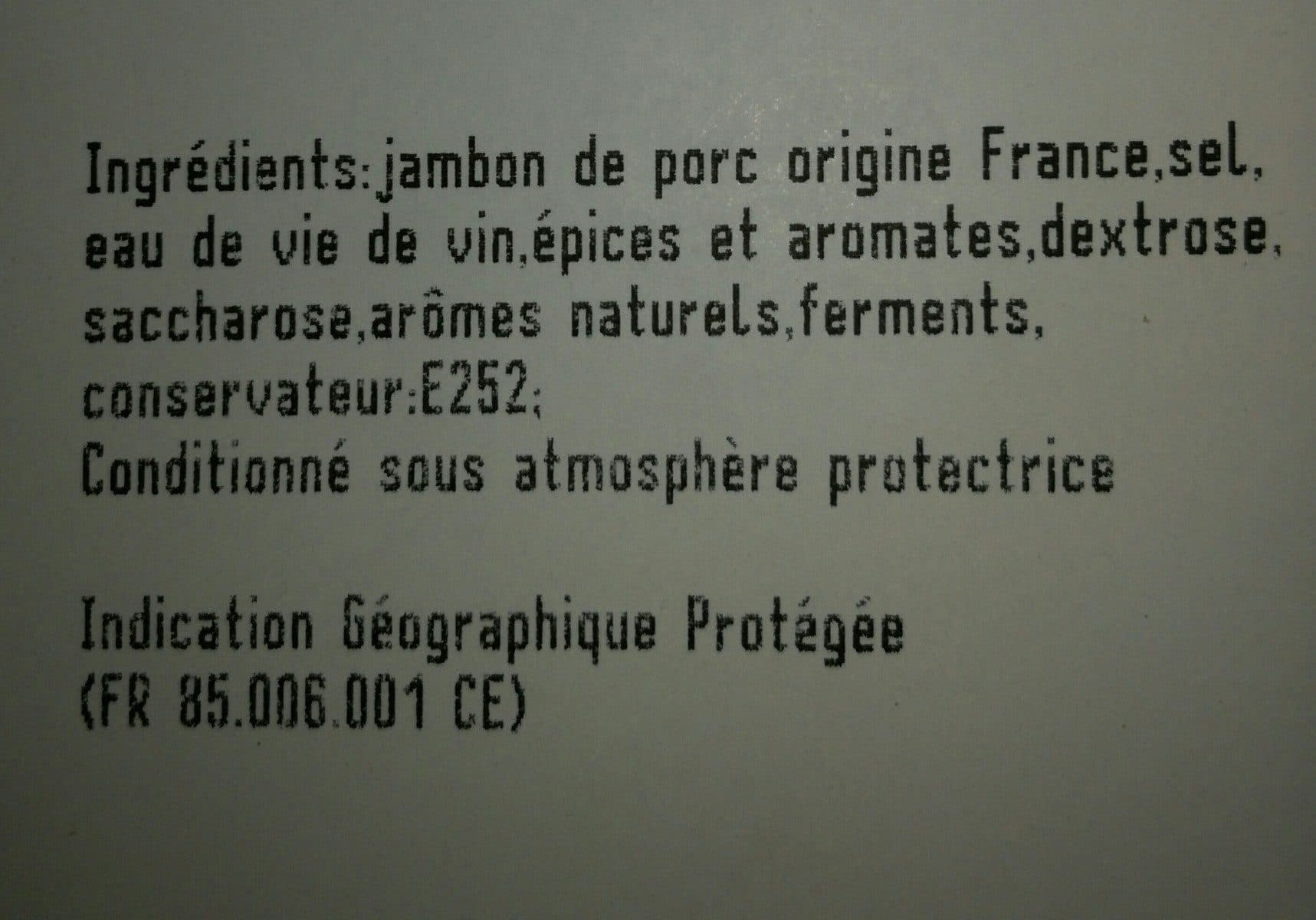 Saveurs des Mauges Jambon de Vendée packshot