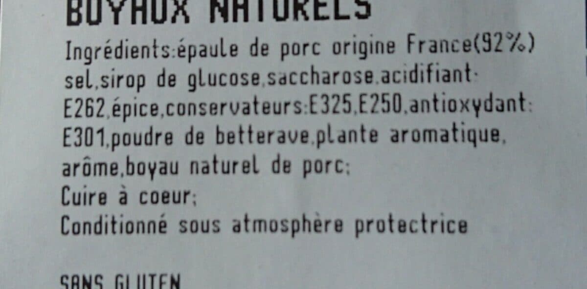 Saveurs des mauges Saucisses de Toulouse sans colorant SAVEURS DES MAUGES, 3 pieces packshot