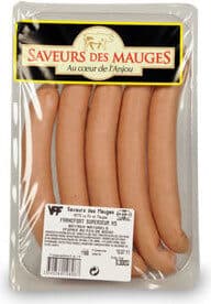 Saveurs des mauges Francfort superieur aux boyaux naturels packshot