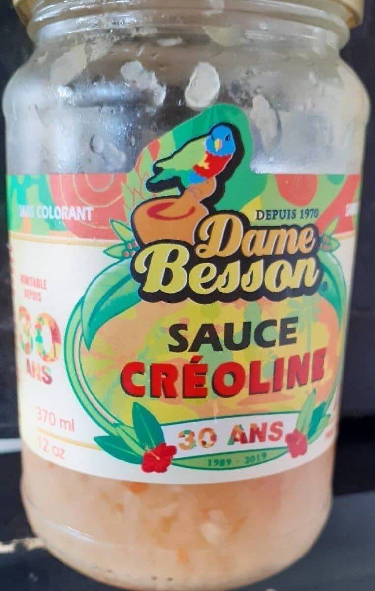 Dame besson Sauce Créoline packshot