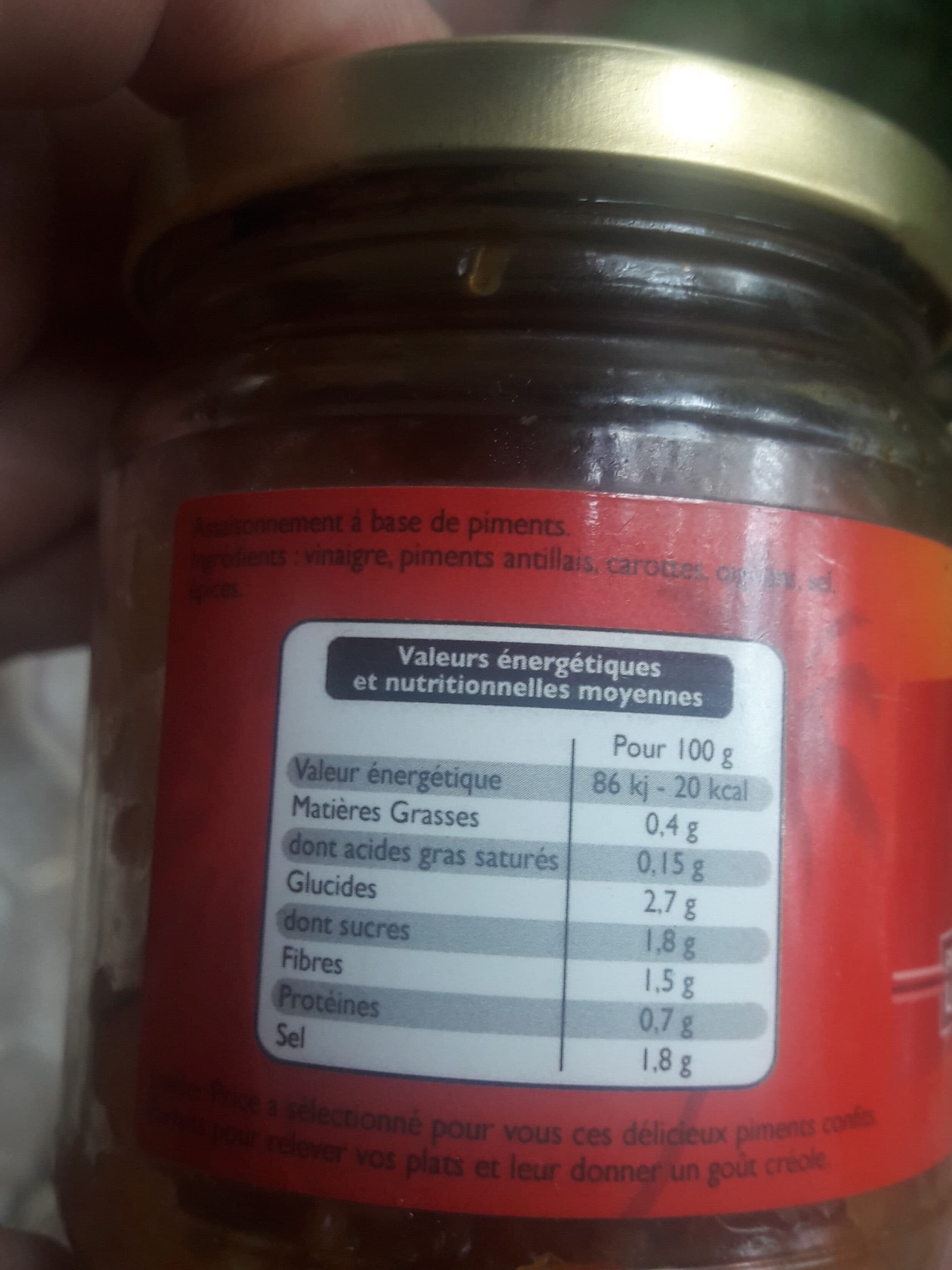Dame besson Piments Confits au vinaigre packshot
