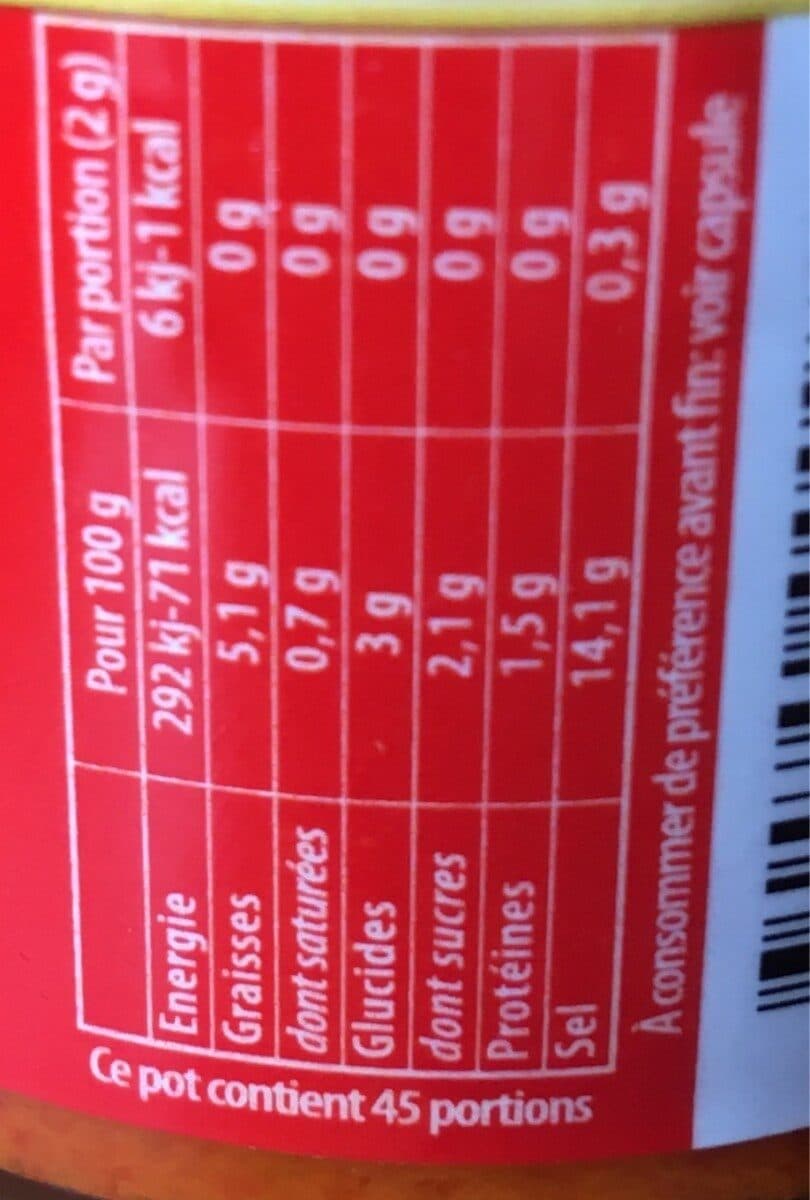 dame besson Purée de Piment Antillais packshot
