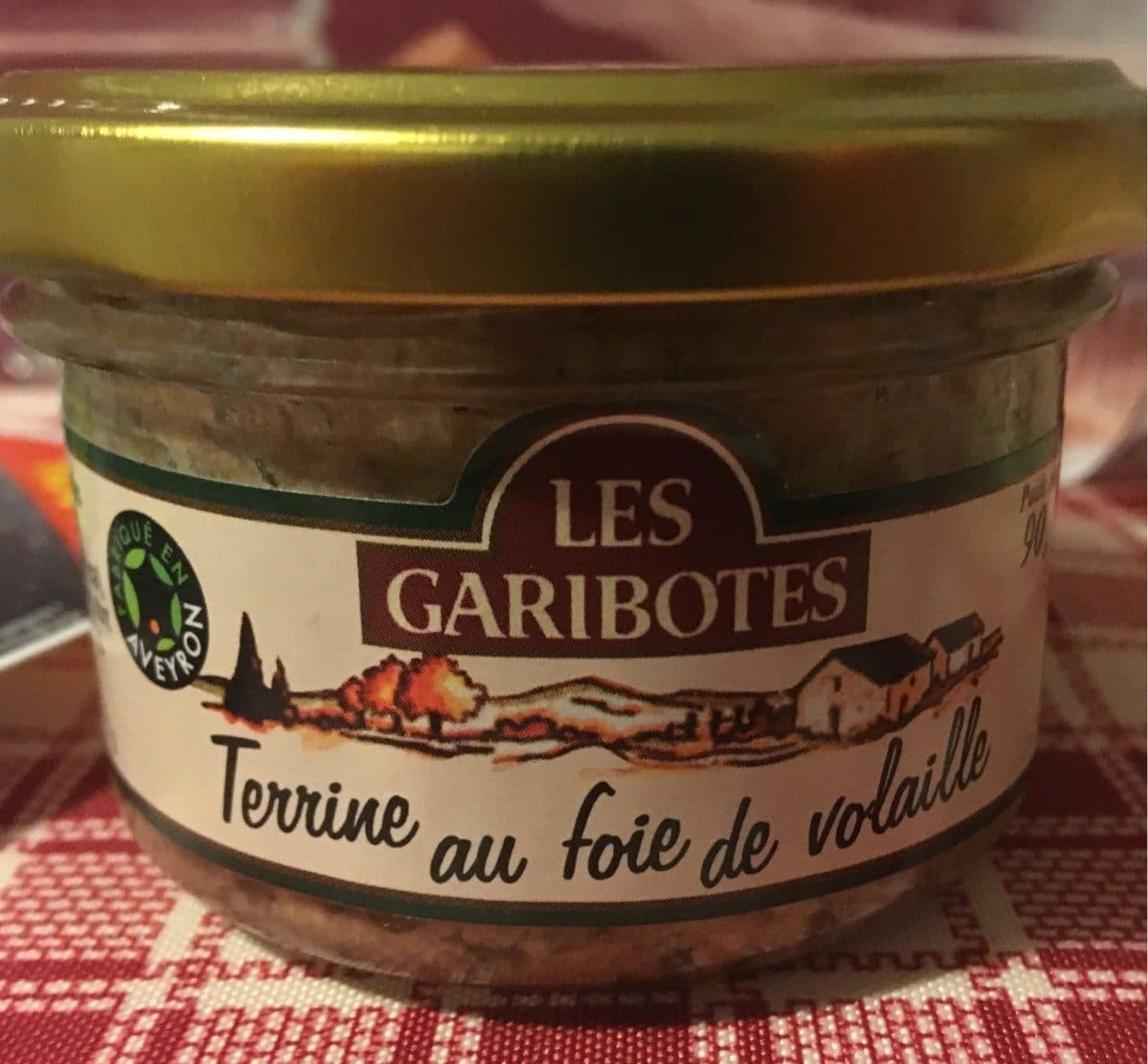 Les Garibotes Terrine au foie de volaille packshot