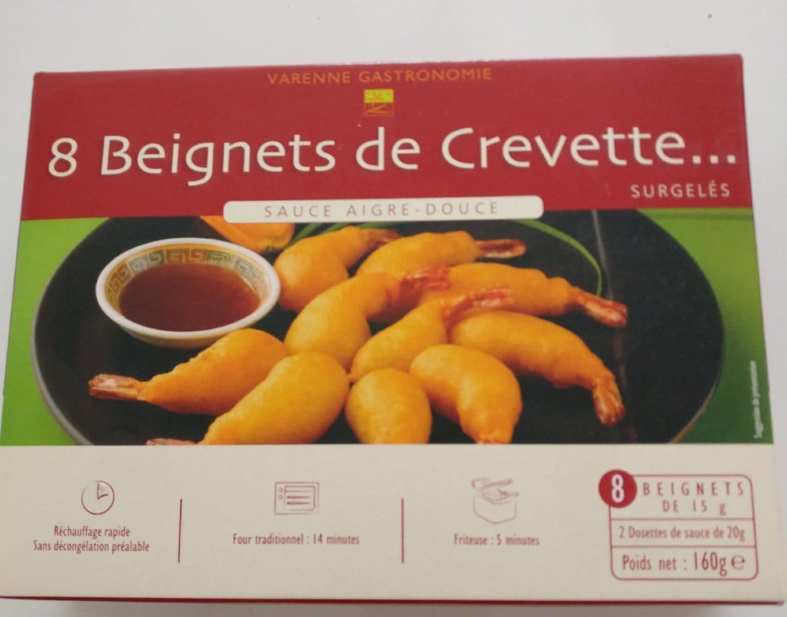 Varenne Gastronomie 8 beignets de crevette packshot