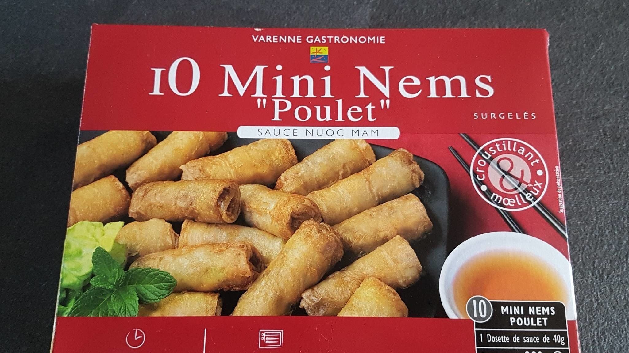 Open Food Facts Mini nems poulet packshot