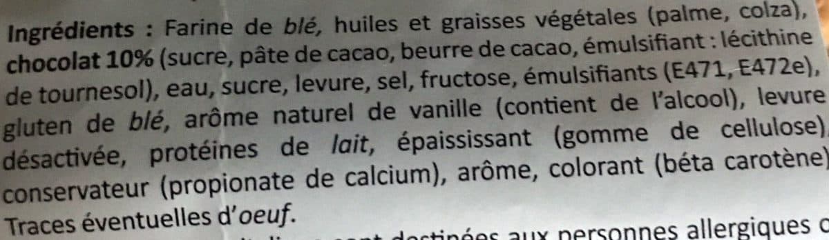 Doux Réveil Pains au chocolat packshot