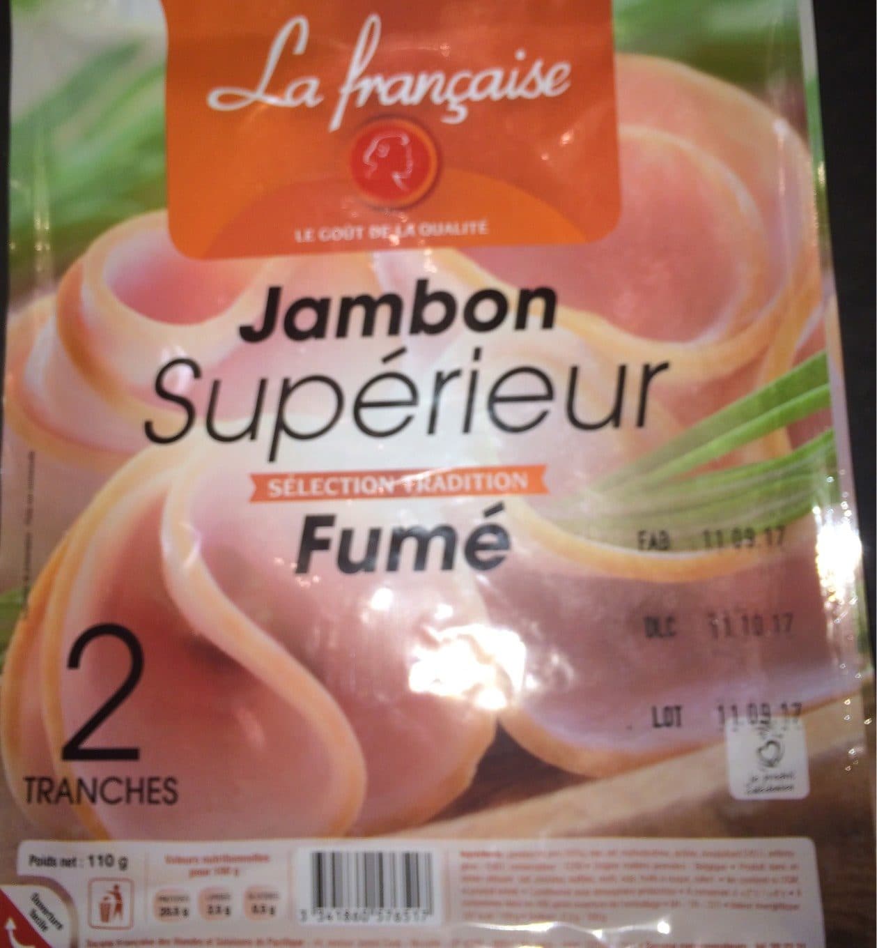 La Française Jambon supérieur fumé packshot