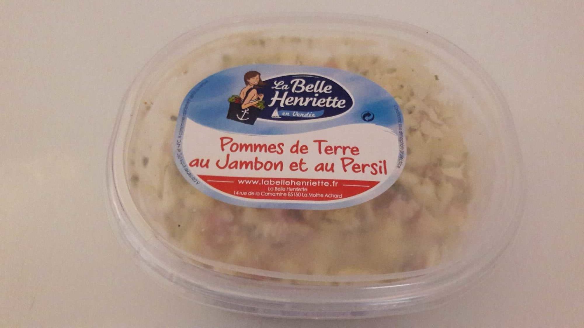 La belle henriette Pomme de terre jambon persil packshot