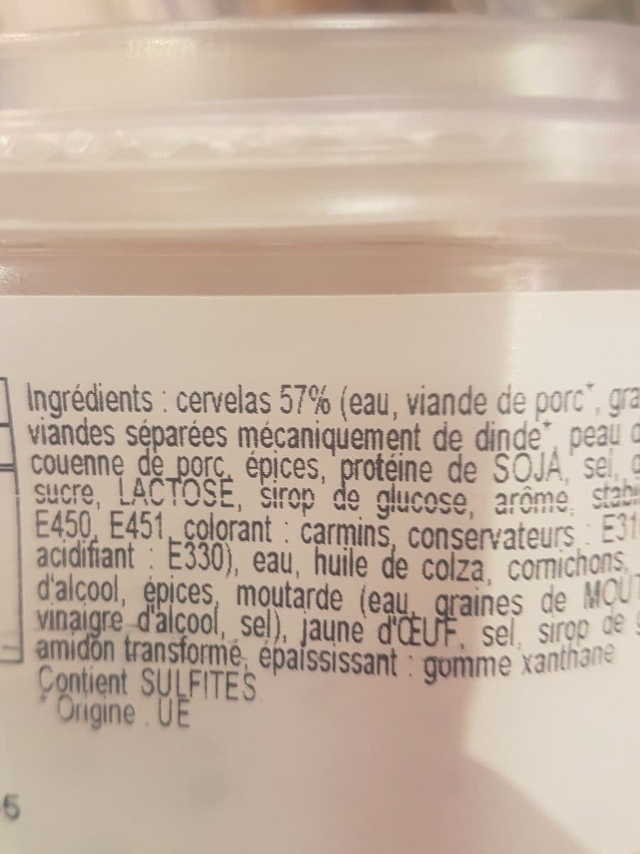 Open Food Facts Cervelas vinaigrette BELLE HENRIETTE packshot