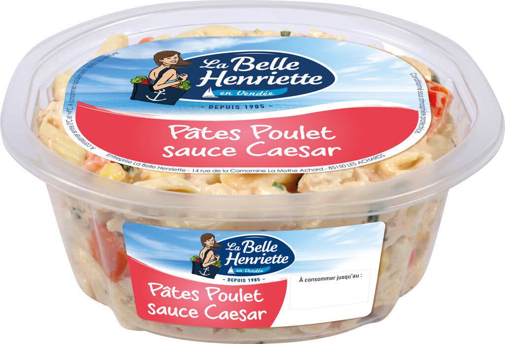 La Belle Henriette Pâtes poulet Caesar packshot