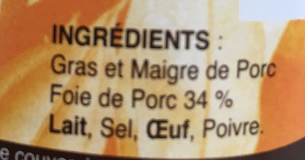 Open Food Facts Terrine de Campagne packshot