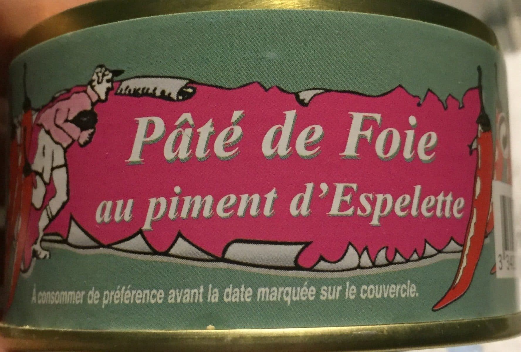 Open Food Facts Pâté de foie de porc au piment d'Espelette packshot