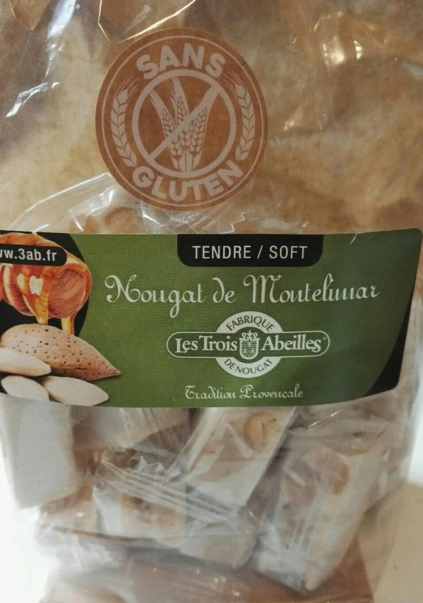 Trois Abeilles Nougat de Montélimar tendre sans gluten packshot
