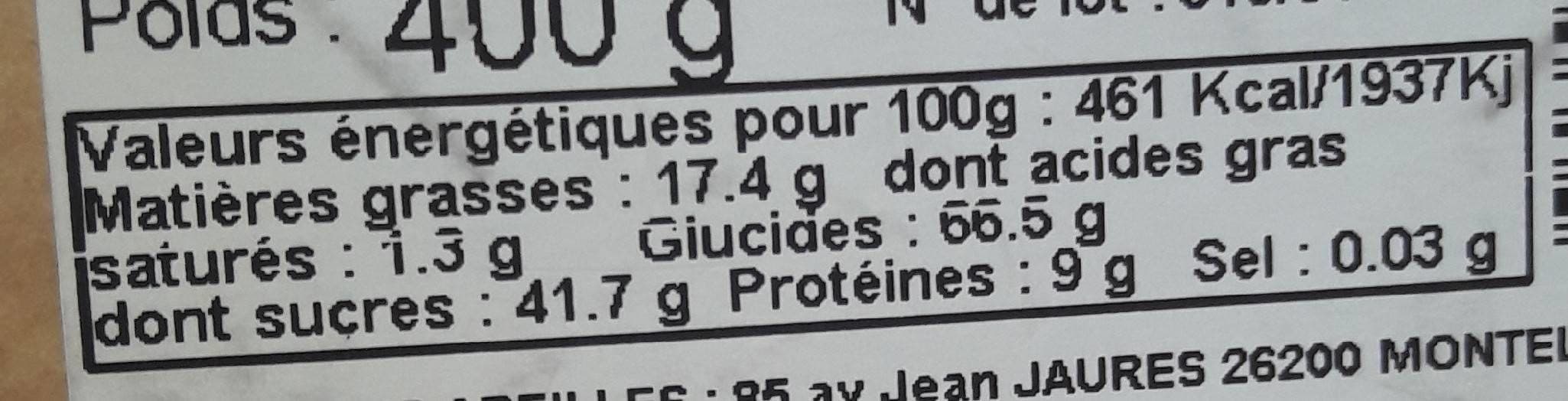 Les Trois Abeilles Nougat de Montélimar packshot
