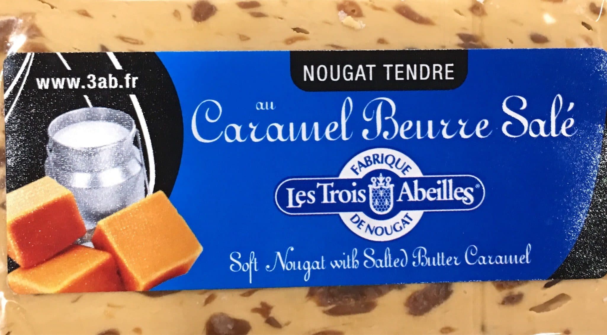 Les Trois Abeilles Nougat tendre caramel beurre salé packshot