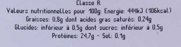 Open Food Facts Escalopes de poulet packshot