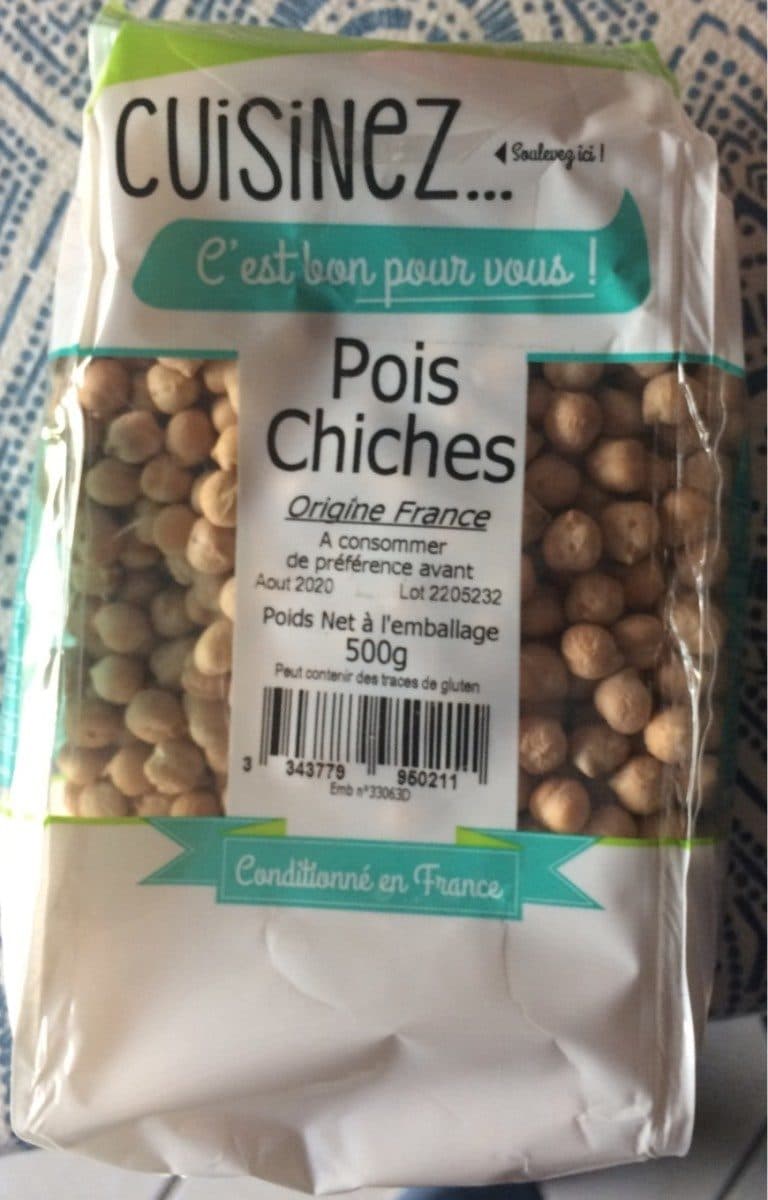 Open Food Facts Pois chiches packshot