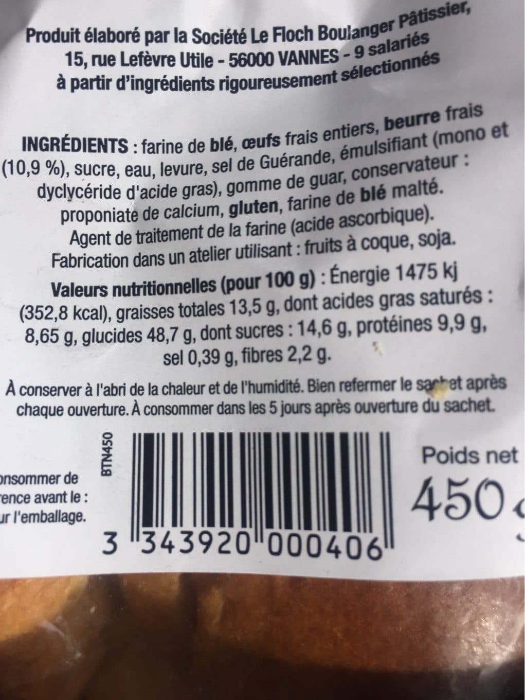 Le Floch Brioche tressee packshot
