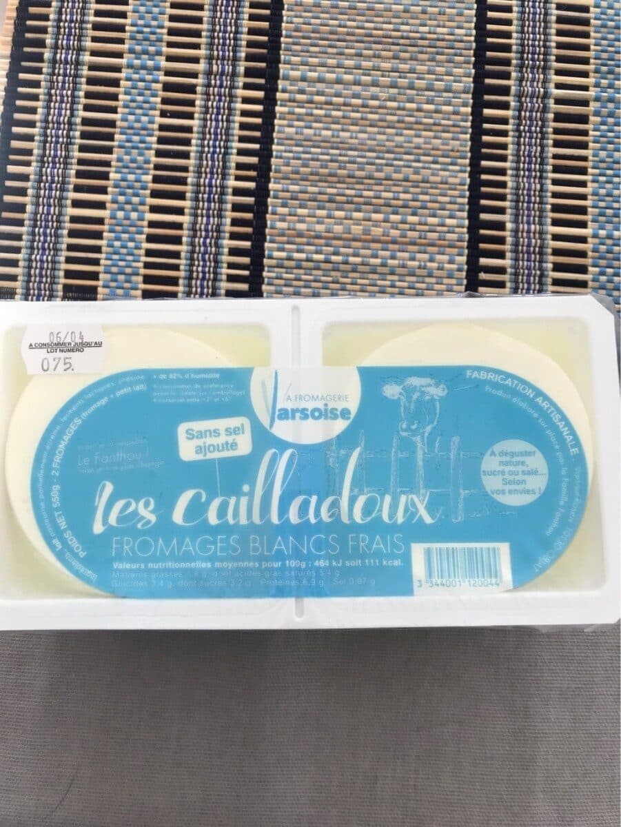 Open Food Facts Les cailladoux packshot